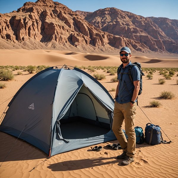 Comment choisir des vêtements adaptés pour un camping en région désertique en été?